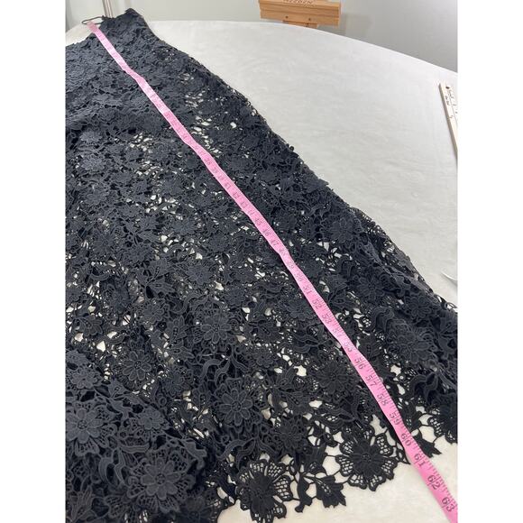 New Erin Fetherston Lillian Open Lace Maxi Dress Black Women's Cocktail Special - Picture 14 of 14